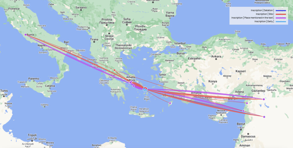 Spatial visualisation of data